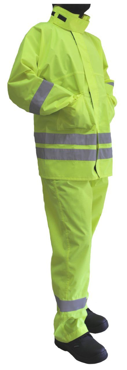Ziel Alev Almaz Anti Statik Hi-Vis Yağmurluk, GRL1500